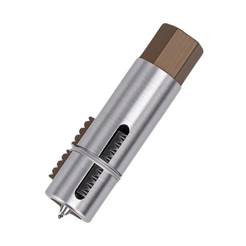 Hamwesh Heavy Duty 45# Steel Broken Pipe Extractor Tool with Hex Wrench, Dual Diameter Stripped Thread Remover Kit For Faucet Valve Repair And Home Maintenance Projects That Are Really Tough, 45# steel extractor