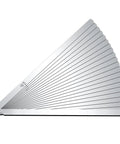 Hotop 25-blade stainless steel feeler gauge with folding tapered blades; metric and imperial markings, 0.038–1.02 mm