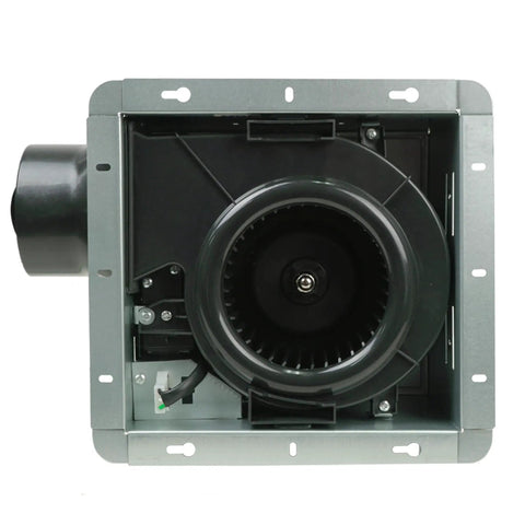 Ultra Quiet Bathroom Exhaust Fan 90 CFM For 80 To 90 Sq Ft Rooms with visible 4 inch duct collar and fan mechanism.