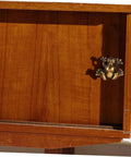 4 Pack Retro Frog Shape Pull Handles For Cabinets And Drawers on wooden cabinet drawer, zinc alloy animal knob hardware.