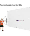Heavy Duty Archery Backstop Durable Fabric 5x5 Ft For Bows Up To 45 Lbs Dense 2mm Arrow Stopper Not A Net Backyard Target