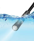 Dual Lens Endoscope Camera With Light, DIY-Friendly Borescope Tool submerged, showing IP67 waterproof capability