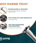 Retaining Ring Wrench Handle AMT0031 For Yamaha Mercury Verado Suzuki with Marine Tech branding and product features