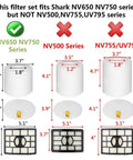 Replacement Pro Grade Vacuum Filters Set For Rotator Powered Lift Away Upright Vacuums AZ1002 NV650 NV651 NV652 NV750 NV751 NV752 NV753 AX950 AX951 AX952 ZU632 Includes Two Post Filters And Four Foam And Felt Filters Part XHF650 XFF650 filter dimensions
