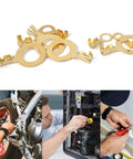 Top Shelf Heavy Duty Non Insulated Ring Terminals Solid Brass O Style Wire Connectors Pro Pack M3 M4 M5 M6 M8 M10 displayed with applications.