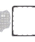 Automatic Transmission Filter Kit for Jatco RE5R05A With Gasket, Premium OE Quality Filter, shown with gasket and filter mesh