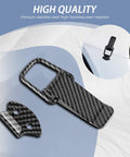 Two Pack Car Bumper Clips Quick Release Kit For Front And Rear Bumpers Durable Metal Fasteners with carbon fiber finish