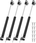 10 Inch Gas Struts Set Of 4 With 45N 10Lb Lift Supports For RV Cabinet Doors, Toolboxes And Boat Lids, Soft Open Gas Springs, Easy Install