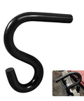Lower Control Arm Prying Tool for Suspension Maintenance, Pro Grade 0.875 Inch Diameter Pry Bar, black metal tool in use.