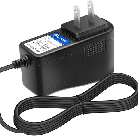 9V AC to DC Charger for Body Champ Cardio 2 in 1 Dual Trio Trainer and Flex Rider Bike Monitors with power cord visible