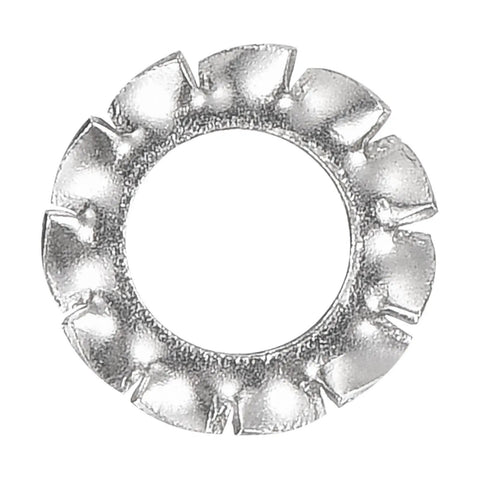Badass M4 External Tooth Washers 304 Stainless Steel Locking Rings Premium Serrated Star Nut Fasteners vibrational dampening hardware kit