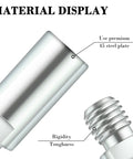 5/8-11 Thread Angle Grinder Extension Shaft For Buffering Pads And Car Polishers, Universal Grinder Attachments Amp Up Reach, Compatibility With Most Angle Grinders, Easy Install, Durable Steel Construction, steel 45 plate