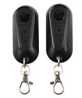 Kick The Theft Away With This Banger E Bike Alarm For 36 To 72 Volts Scooters Featuring Loud Dual Switch Security And Serious Anti Theft Protection To Keep Your Ride Safe And Sound While You Chill Out.. black dual-switch e bike alarm key fobs with metal clips