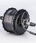 48V 1000W Rear Hub Motor For E Bikes With 9 Pin Connector IP65 Waterproof Aluminum Alloy Body Fits 20 24 26 Inch Rims
