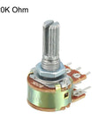 Dual Turn 20K Ohm Variable Resistor Potentiometer With Rotary Carbon Film Taper 6 Pin Precision Pot for DIY Projects