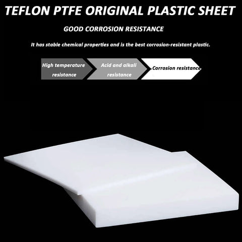 White PTFE Teflon Sheet 300 By 300 Mm Industrial Grade Engineering Plastic, 0.5 To 30 Mm Thick, Ultra Chemical Resistant Nonstick Plate