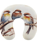 Birds Resting On Tree Branch Inspired U Shaped Travel Neck Pillow For Air Travel Super Cozy Neck And Head Support Perfect For Long Haul Flights And Office Naps Ergonomic Portable Adjustable For Real Sleep Anywhere