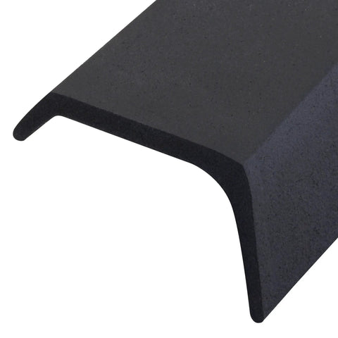 16 Ft Black Rubber Garage Door Bottom Seal With Nails Included Weatherproof Draft And Moisture Barrier