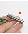Rugged 24V DC Stepper Linear Actuator With 8Mm Shaft 2 Phase 4 Wire Motor High Efficiency IP54 Aluminum Housing in hand.