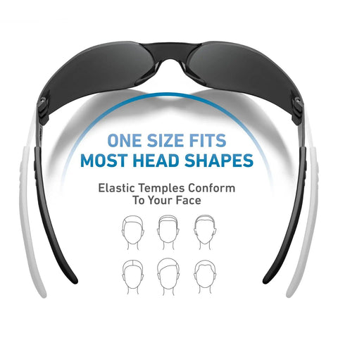 Fifty Pack Tinted Safety Glasses Built Tough To Block Flying Debris While Maintaining Sharp Vision Ansi Z Eight Seven One Certified Scratch Resistant Eyewear A Hardworking Pick For Crews