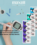 Dual Pack Of Sr626sw 377 Silver Oxide Button Cell Watch Batteries for quartz watches, medical devices, with leak proof seals.