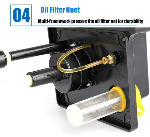 Oil filter net of Automatic Lubrication Oil Pump 1L For NC CNC Engraving Router Machines 220V with visual gauge and alarm