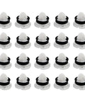 20 Pack Car Door Trim Panel Clips Fasteners Nylon Interior Push Pins Replacement Parts OE 9345ZN 22.3x20mm visible