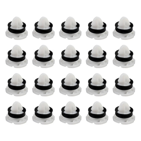20 Pack Car Door Trim Panel Clips Fasteners Nylon Interior Push Pins Replacement Parts OE 9345ZN 22.3x20mm visible
