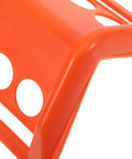 Close-up of orange plastic flatbed edge protector, part of Orange 20 Pack Plastic Flatbed Edge And Corner Protectors For Trucks