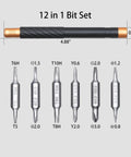 12 In 1 Magnetic Screwdriver Set With Micro Bits For Glasses, Computers, Phones, Laptops, Xbox, Watches And Game Consoles