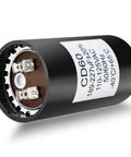 Washer Start Capacitor Replacement Part For Most Top And Front Load Washers Fits 661606 WP8572717 2859 357021 W10244889 3949169 482156 Black Durable Replacement Part For Easy Fix And Long Lasting Performance, black cylindrical capacitor with metal terminals