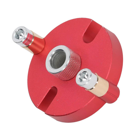 Pro Grade Auto Centering Dowel Jig With Aluminum Drill Guide and bushings for woodworking up to 45mm thick
