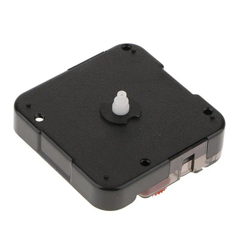 Silent Clock Movement Kit For DIY Wall Clocks Black 8.9mm No Thread Shaft Slick Quiet Sweep Movement for Easy Timekeeping