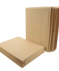 Premium Kraft Bubble Mailers Set Of 20 22x34cm Thick Padded Self Sealing Shockproof Shipping Envelopes in a stack