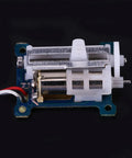 Premium Grade Micro Analog Servo For Ultralight RC Airplanes, Hella Snappy Linear Actuator, Kickass 1.5 Gram High Torque Components For Park Flyer Builds close-up with nylon gears.