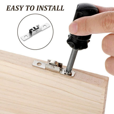 Installing Pack Of 12 Push Pull Sliding Window Rollers Three Eighths Inch Metal Wheel With Axle For Sliding Doors And Windows