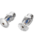 5Pcs High Temp Fire Sprinkler Heads DN15 R1/2 Thread Down Type Spray Nozzles 141C Rating detailed view of two nozzles