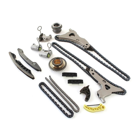 Upgrade Your Ride With A Tough Alloy Timing Chain Kit Made To Fit Mercedes Benz E350 GL450 E400 ML350 GLK350 V6 3.0L And 3.5L Engines For Peak Performance Long Life And Low Maintenance No More Stretching. alloy timing chain kit with guides, sprockets, and tensioners