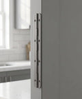 Two Pack Stainless Steel Piano Hinges 5 Inch By 0.7 Inch Heavy Duty Continuous Hinges With Holes For Cabinets Marine Grade Hardware