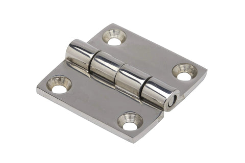 316 Stainless Steel Butt Hinges 2 Inch Square Pack Of 2 For Marine Cabinets Livewells And Bunks