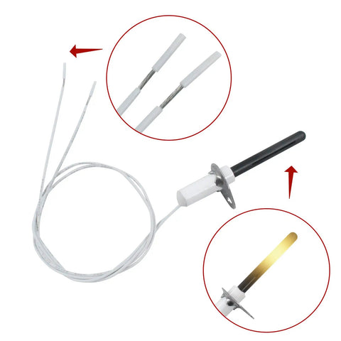 Universal Silicon Nitride 120V Ignitor For Gas Fired Furnaces And Boilers Replacement Hot Surface Igniter, plug-and-play design