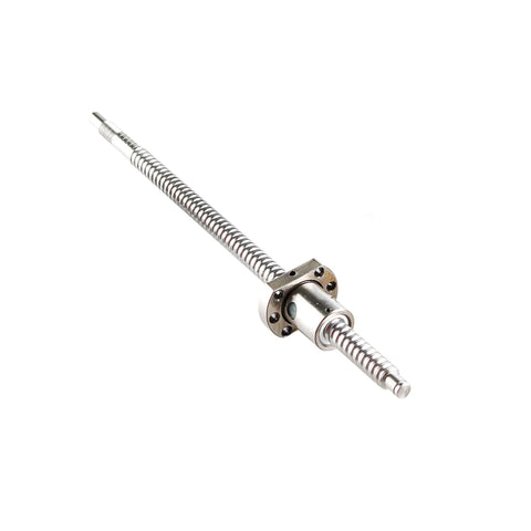 Anti Backlash Ball Screw RM1605 1000mm lead with 16mm diameter and 5mm pitch end machined for CNC machines