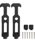 2 Pack T Handle Rubber Draw Latches For Toolboxes Golf Carts Hoods And Trailers Flexible Elastic Catch with screws