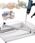 This 24 Inch Shrink Wrap Machine And Heat Sealer Is A Total Game Changer For Home Or Business, featuring an 800W heater and durable iron build.