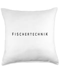 Dope Ski Resort Throw Pillow With A German Town Souvenir Vibe Totally Cozy For Ski Trips And Family Vacations Perfect For Skier And Snowboarder Crib Decor white spun-polyester pillow with Fischertechnik text