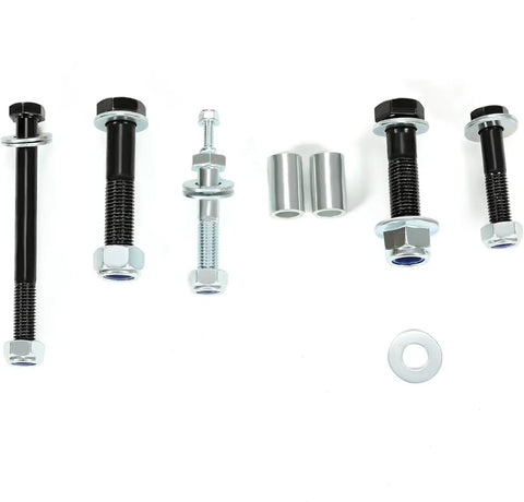 4.5 To 8 Inch Lift Adjustable Track Bar For Dodge Ram 1500 2500 3500 4WD Tubular Relocation Bracket front bolts and spacers