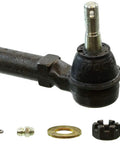 Steering Tie Rod End ES3452 Beefed Up Heavy Duty Fit 2000 2005 Buick LeSabre And 1997 2011 GM Cars Like Buick Lucerne Park Avenue Riviera Cadillac DTS DeVille black metal tie rod end with hardware