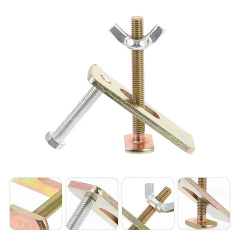 Heavy Duty Steel Hold Down Clamps For Cnc Router And Engraving Machine Workholding Kit with polished press plate components.