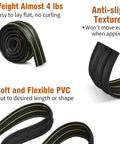 Heavy Duty Floor Cable Cover With Three Channels For Wires On The Floor Outdoor Cord Hider details; soft, flexible PVC, anti-slip texture