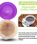 Disposable Coffee Filters For Keurig Pods Replacement Keurig Compatible 300 Count Natural Eco Friendly Paper Filters